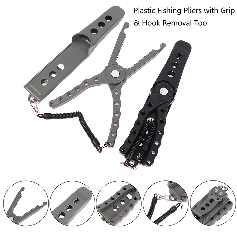 Fishing Hook Remover - 【F】Plastic Fishing Pliers With Grip Hook