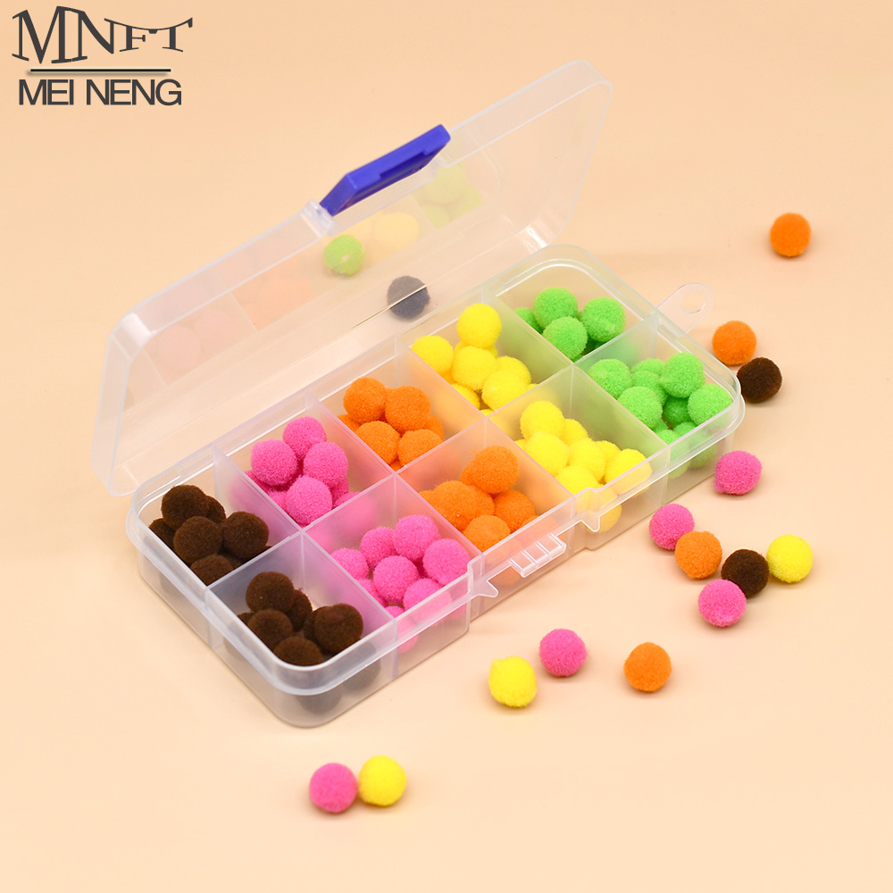 Fishing Hook Assortment - MNFT Mixed Colour 100Pcs/Box Glo-Bug Egg
