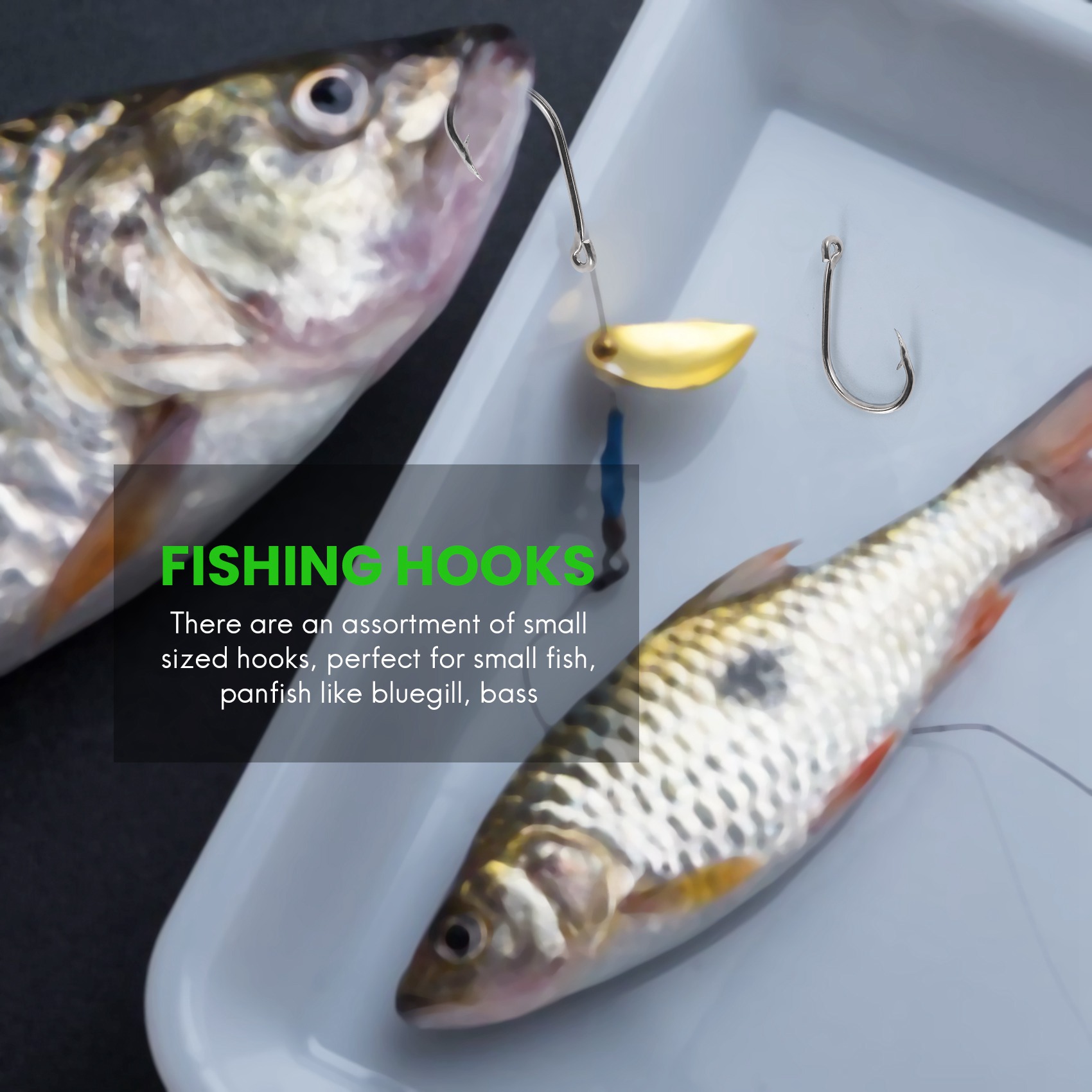New arrival  500Pcs/Set Mixed  - Fishing Hook Size recension och pris