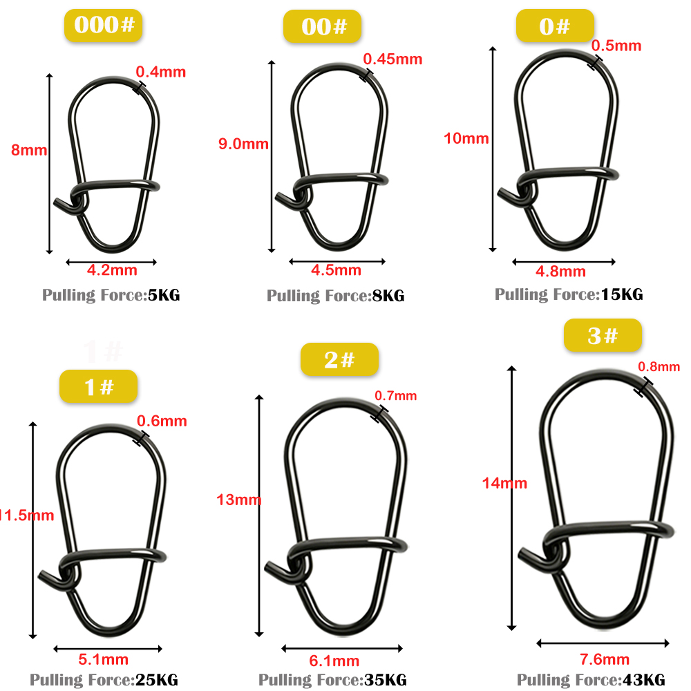 GOBAIT 100Pcs Black Stainless  - Fishing Hook Offset recension och pris