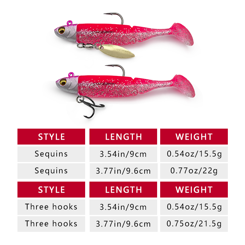 6Pcs Lead-Coated Fishing Lures - Fishing Hook Treble recension och pris