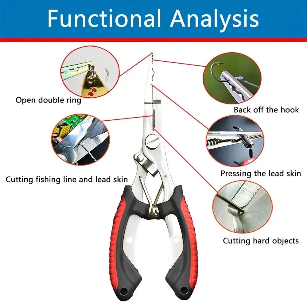 Stainless Steel Fishing Pliers - Fishing Hook Remover recension och pris